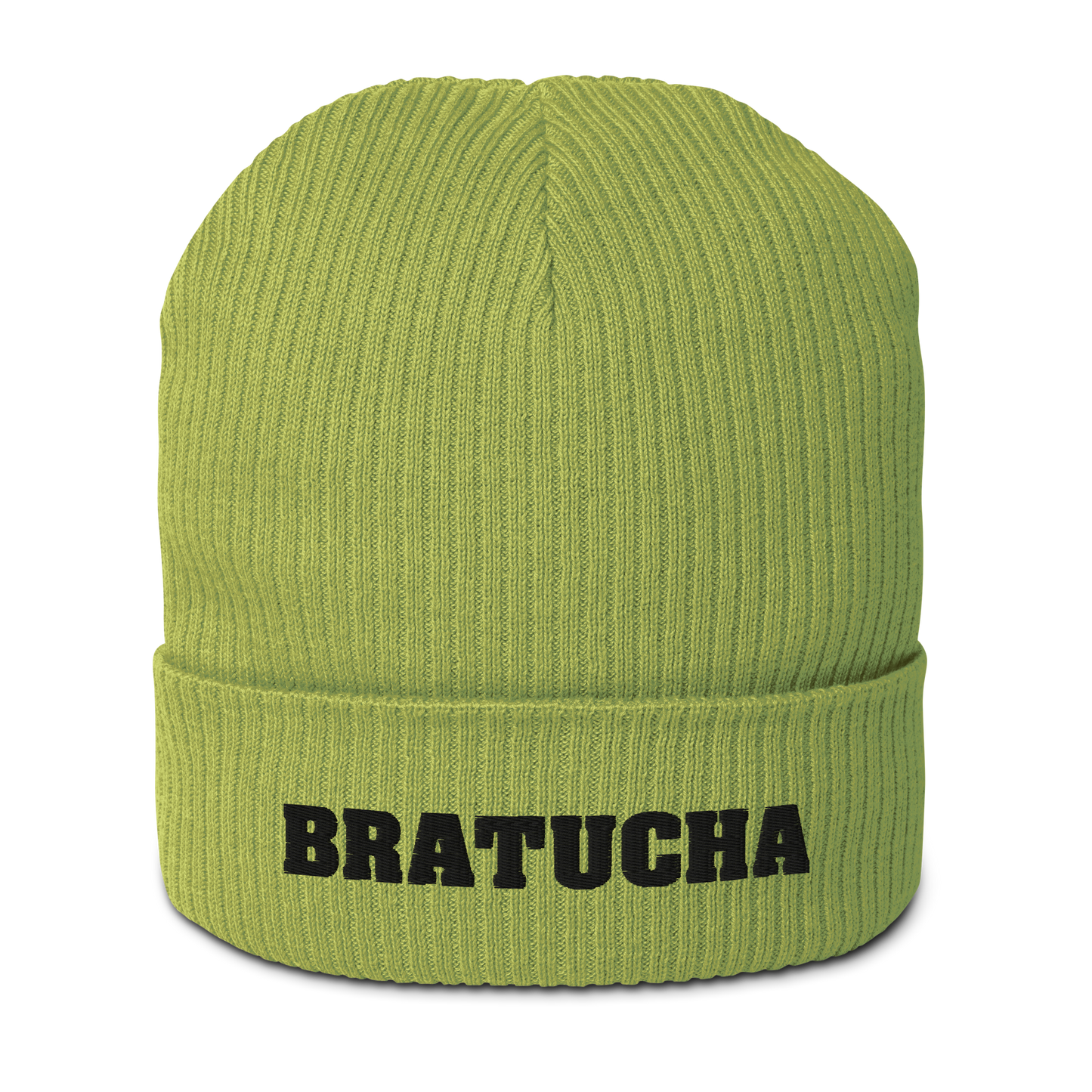 Bio-Beanie Bratucha Mütze green - black