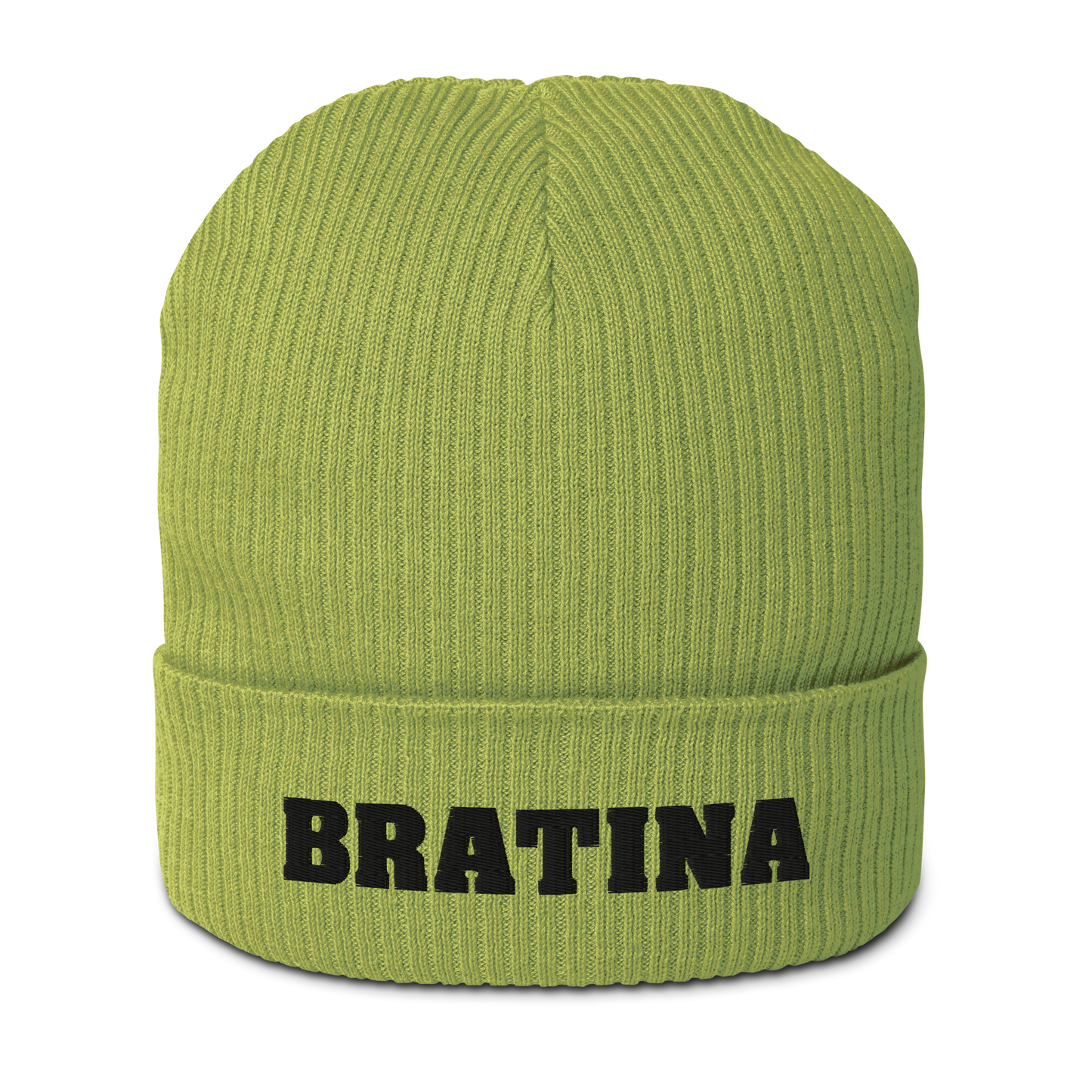 Bio-Beanie Bratina Mütze green - black