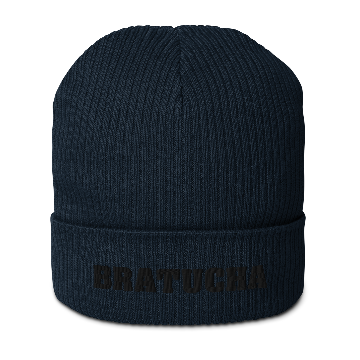 Bio-Beanie Bratucha Mütze blue - black