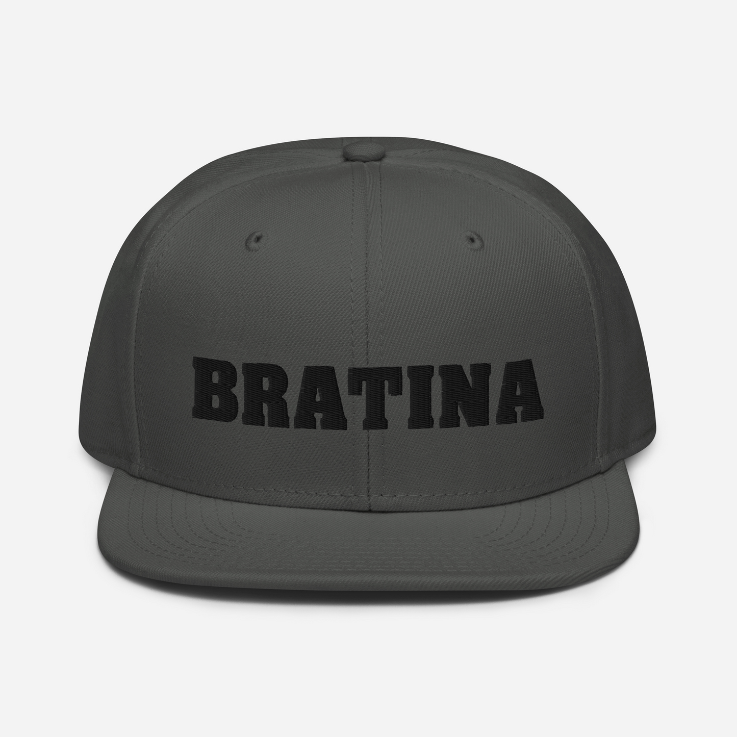 Cap Bratina charcoal gray - black