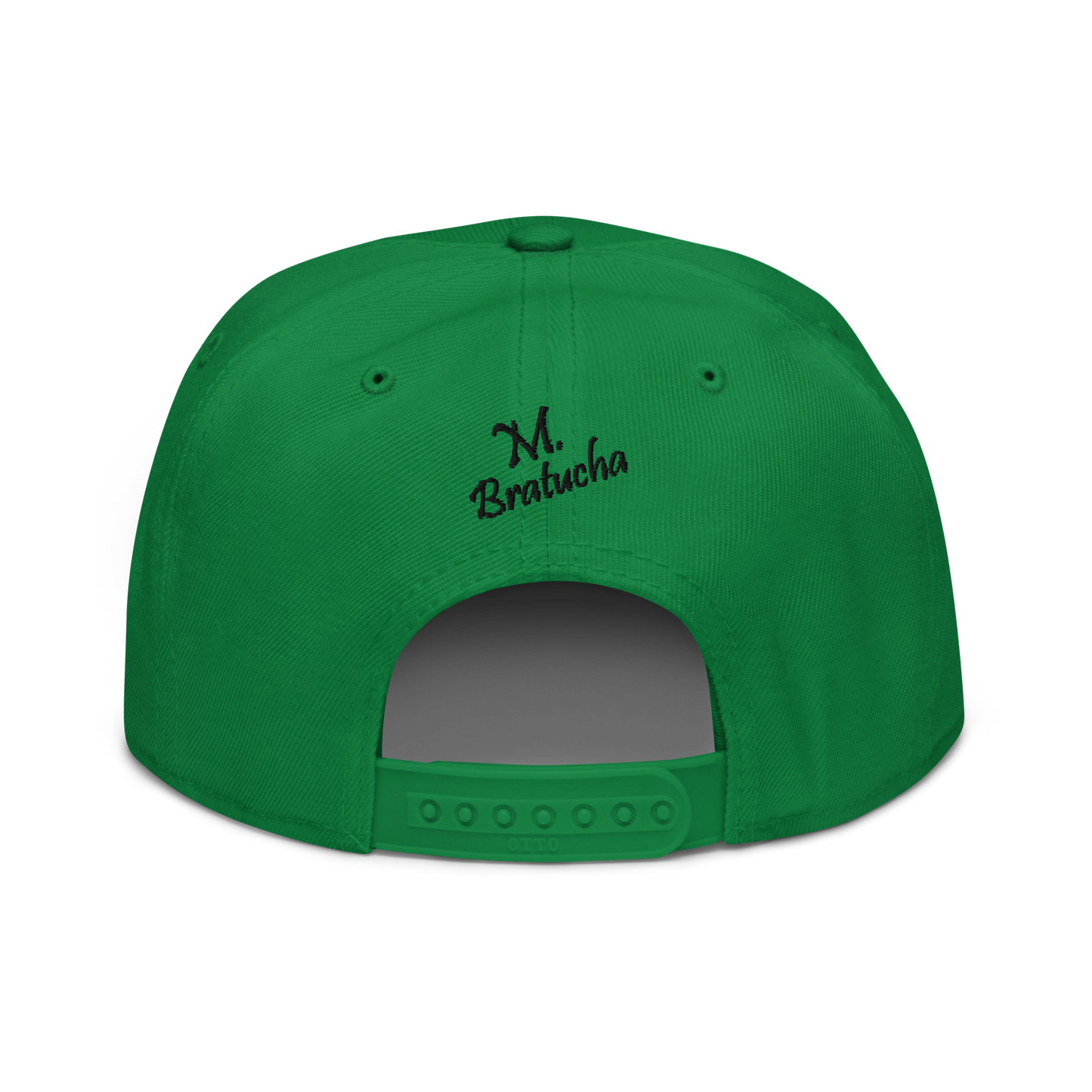 Cap Bratucha kelly green - black