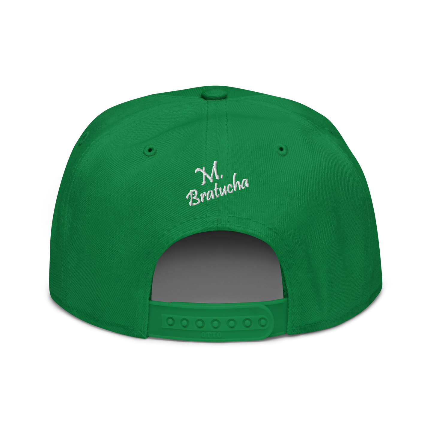 Cap Bratucha kelly green - white