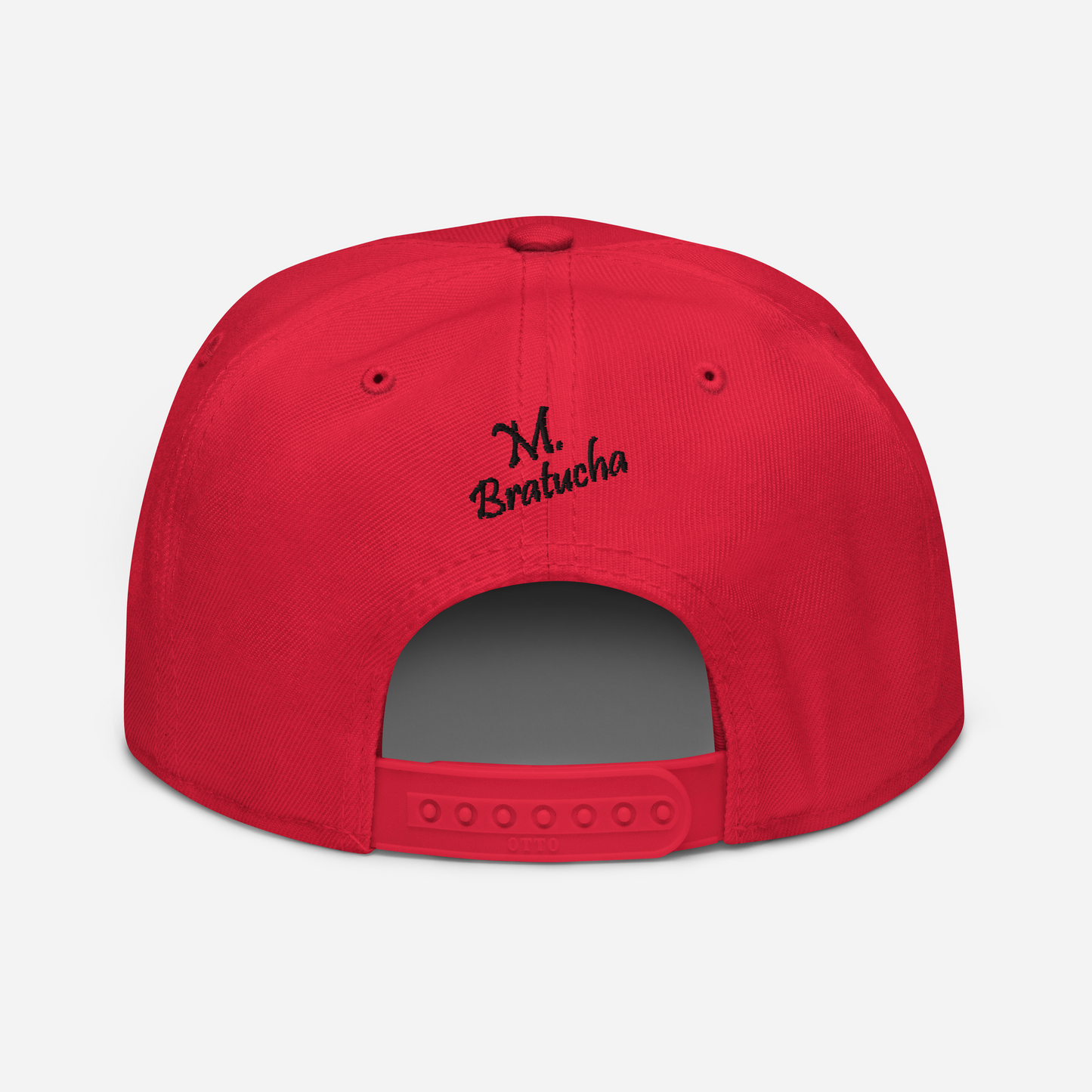 Cap Bratina red - black