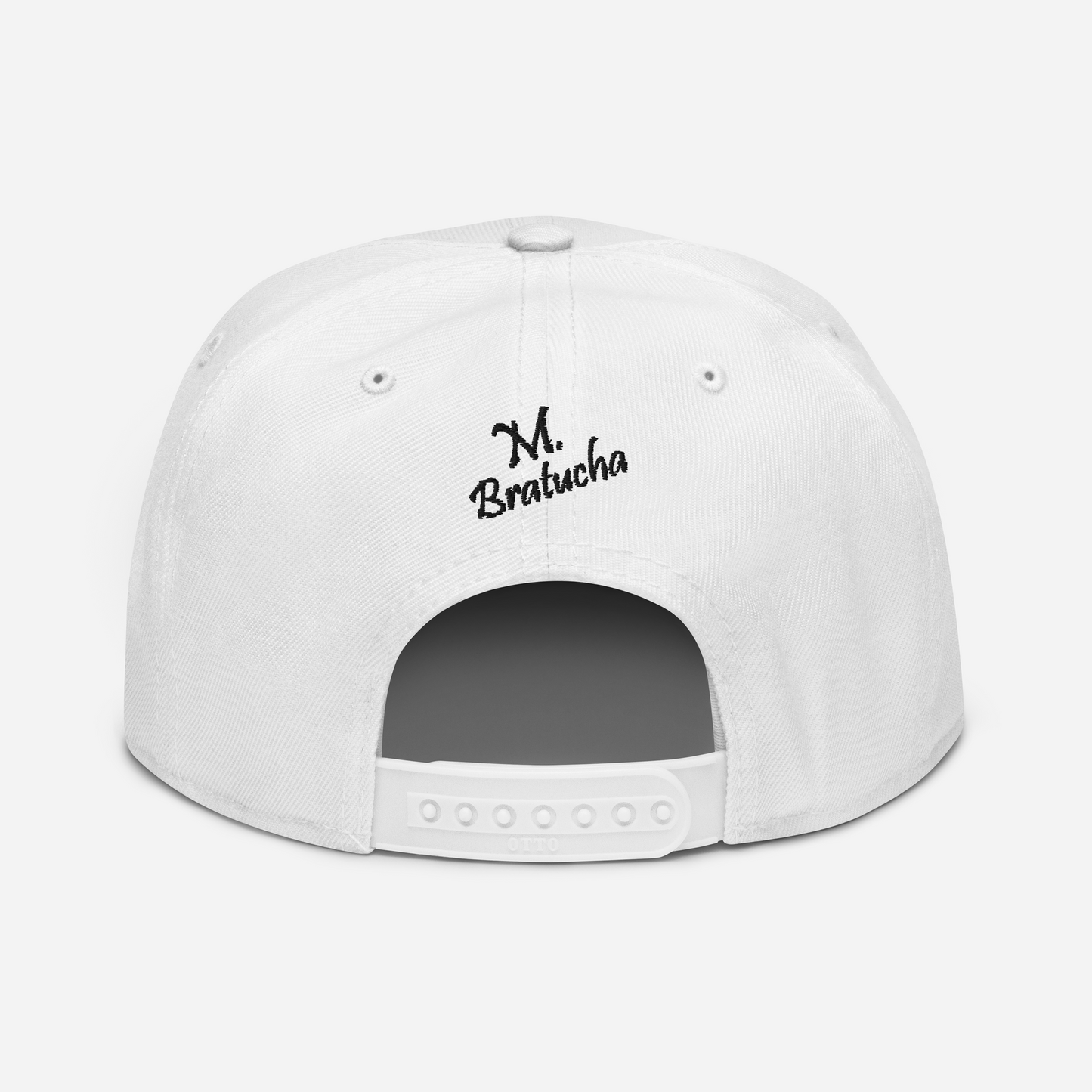 Cap Bratina white - black