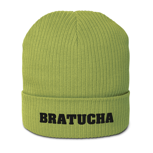 Bio-Beanie Bratucha Mütze green - black