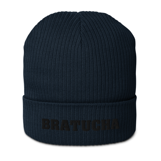 Bio-Beanie Bratucha Mütze blue - black