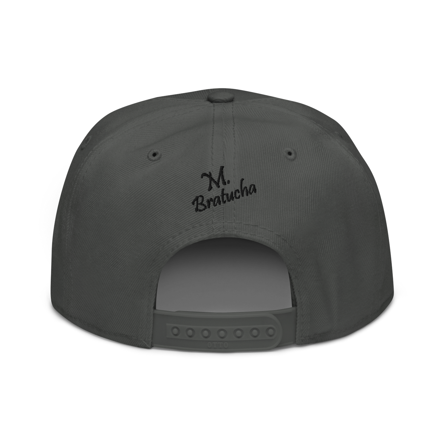 Cap Bratucha charcoal gray - black