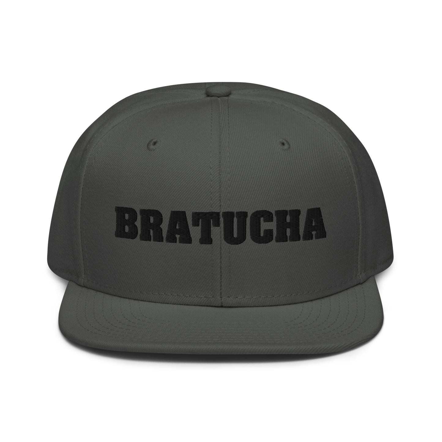 Cap Bratucha charcoal gray - black