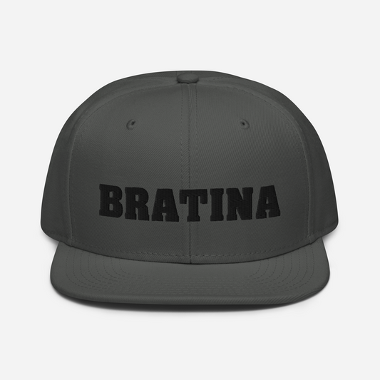 Cap Bratina charcoal gray - black