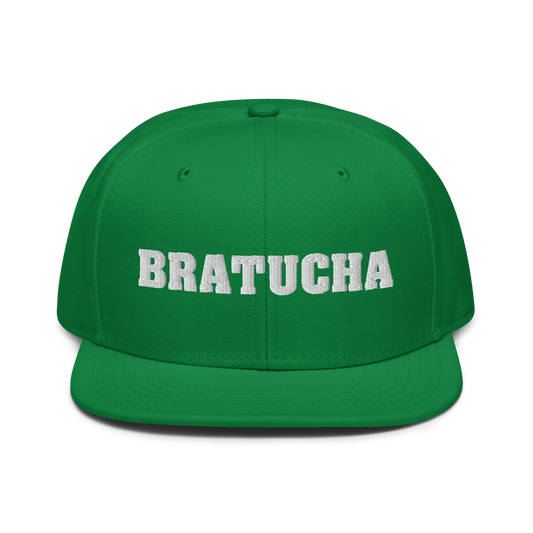 Cap Bratucha kelly green - white