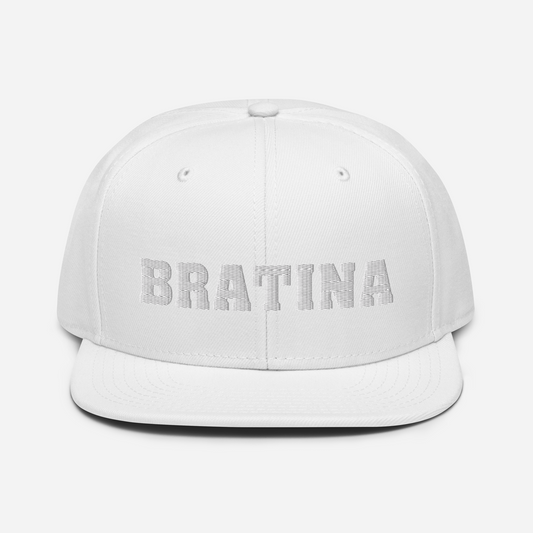 Cap Bratina white - white